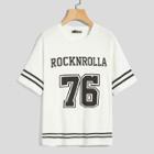 Shein Men Varsity Print T-shirt