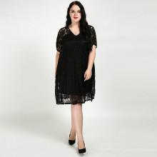 Shein Plus Keyhole Back Lace Dress