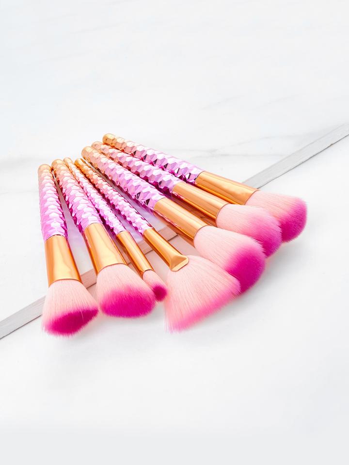 Shein Two Tone Handle Makeup Brush 7pcs