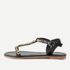 Shein Chain Decorated Strappy Flat Sandals