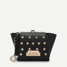 Shein Star Rivet Crossbody Chain Bag