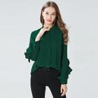 Shein Ruffle Sleeve Shirt