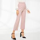 Shein Cropped Solid Tailored Pants