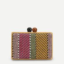 Shein Kiss Lock Design Clutch Bag