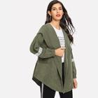 Shein Belted Hooded Coat