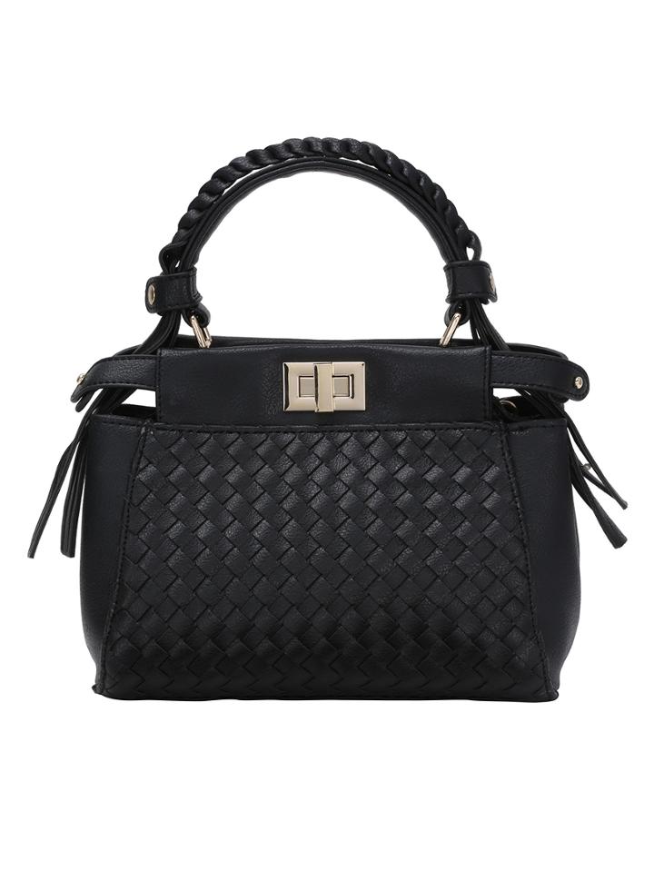 Shein Braided Turn Lock Shoulder Bag