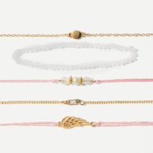 Shein Wing Detail Bracelet Set 5pcs