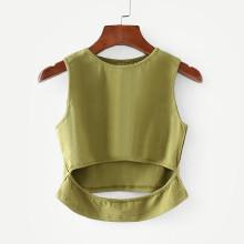 Shein Cut Out Detail Crop Top