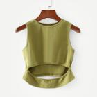 Shein Cut Out Detail Crop Top