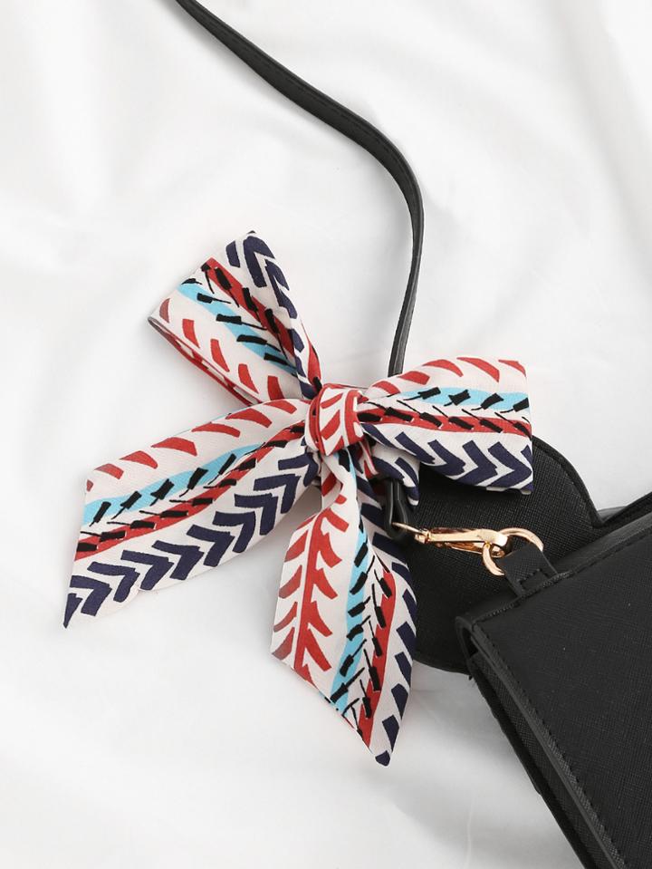 Shein Graphic Print Twilly Scarf