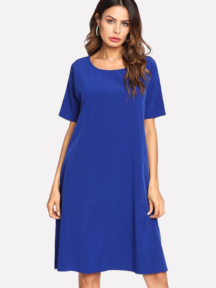 Shein Solid Tunic Dress
