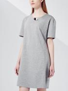 Shein Grey Short Sleeve A-line Dress