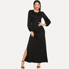 Shein Solid Trapeze Dress