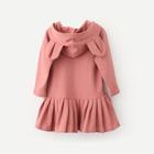 Shein Toddler Girls Rabbit Decoration Pleated Sweat Dress