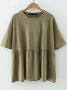 Shein Elbow Sleeve Smoke Blouse