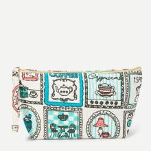 Shein Picture Frame Print Makeup Bag