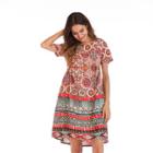 Shein Tribal Print Dress