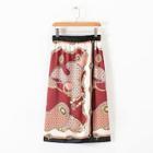 Shein Chain Print Satin Skirt
