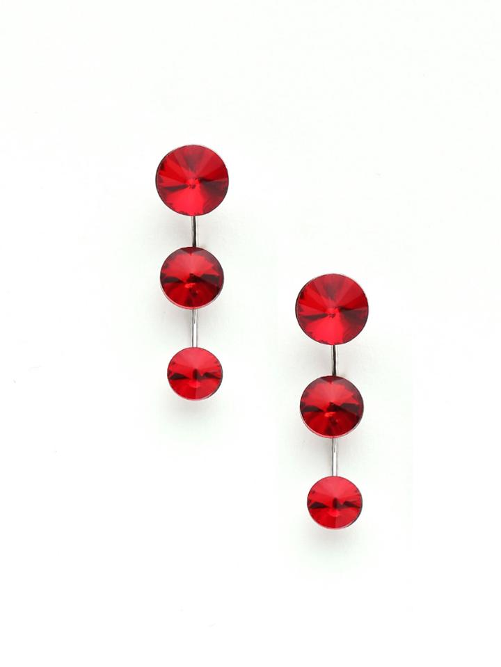 Shein Satellite Shape Diamond Stud Earrings