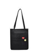 Shein Letter Print Pu Tote Bag