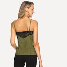 Shein V Neck Cord Cami Top
