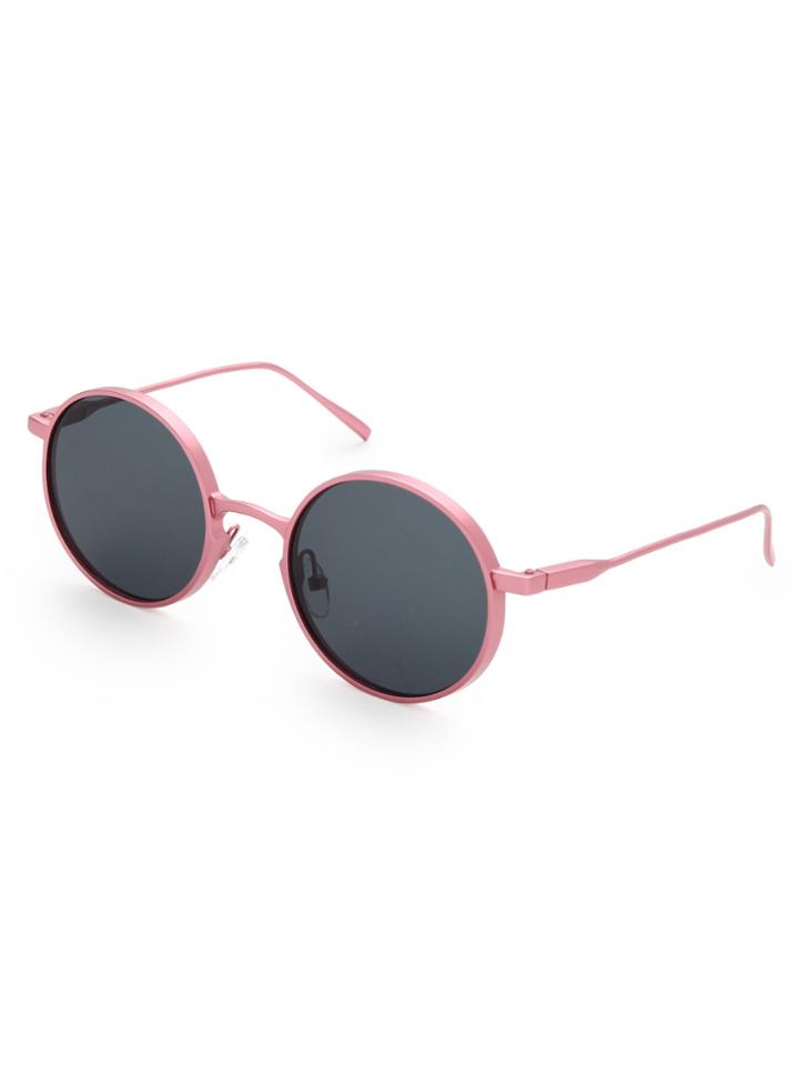 Shein Flat Lens Round Sunglasses