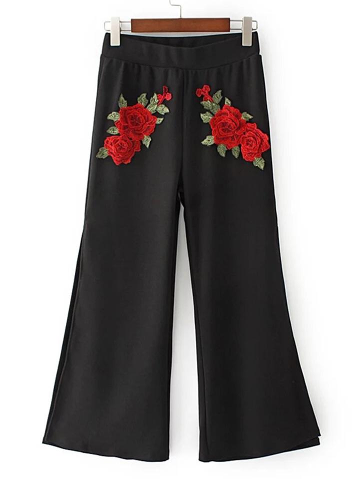 Shein High Split Side Wide Leg Pants