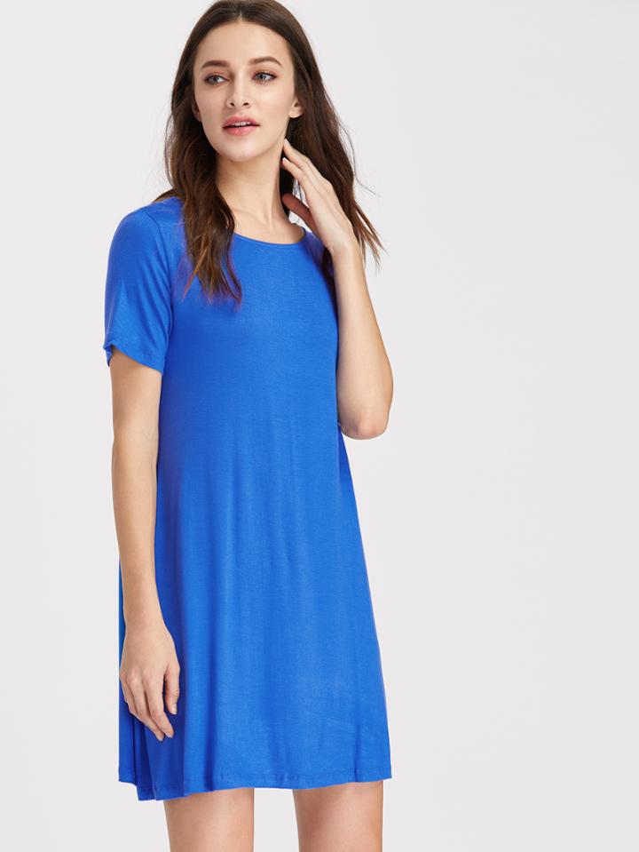 Shein Short Sleeve Tee Dress