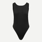 Shein Slim Fitted Solid Shell Bodysuit