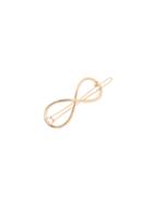 Shein Golden Minimalist Figure-8 Hair Clip
