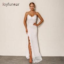 Shein Slit Hem Lace Backless Dress