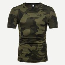 Shein Men Camo Print T-shirt