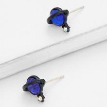 Shein Planet Design Gemstone Stud Earrings