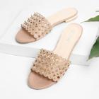 Shein Rivet Decorated Hollow Out Slippers