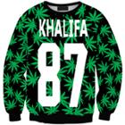 Shein The New  87 Digital Printing Letters Ms. Sweatshirts