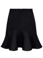 Shein Black High Waist Ruffle Slim Skirt
