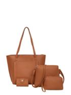 Shein Pocket Front Tote Bag & Crossbody Bag & Clutch & Card Holder