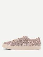 Shein Glitter Lace Up Sneakers
