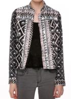 Rosewe Sun And Moon Print Long Sleeve Jacket