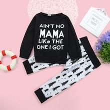 Shein Toddler Boys Letter Print Sweatshirt & Pants
