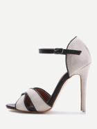 Shein Criss Cross Stiletto Heel Sandals