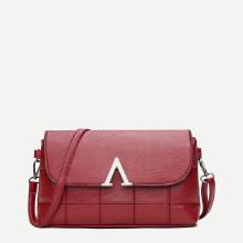 Shein Flap Grid Shoulder Bag