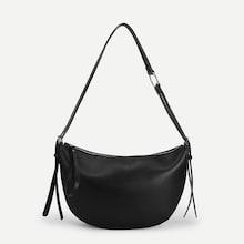 Shein Ring Design Pu Bag With Double Adjustable Strap