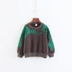 Shein Girls Appliques Detail Sweatshirt