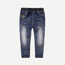Shein Boys Plane Elastic Waist Jeans