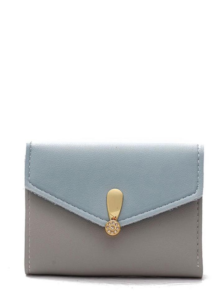 Shein Color Block Flap Purse Bag