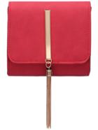 Shein Red Metal Tassel Magnetic Chain Bag