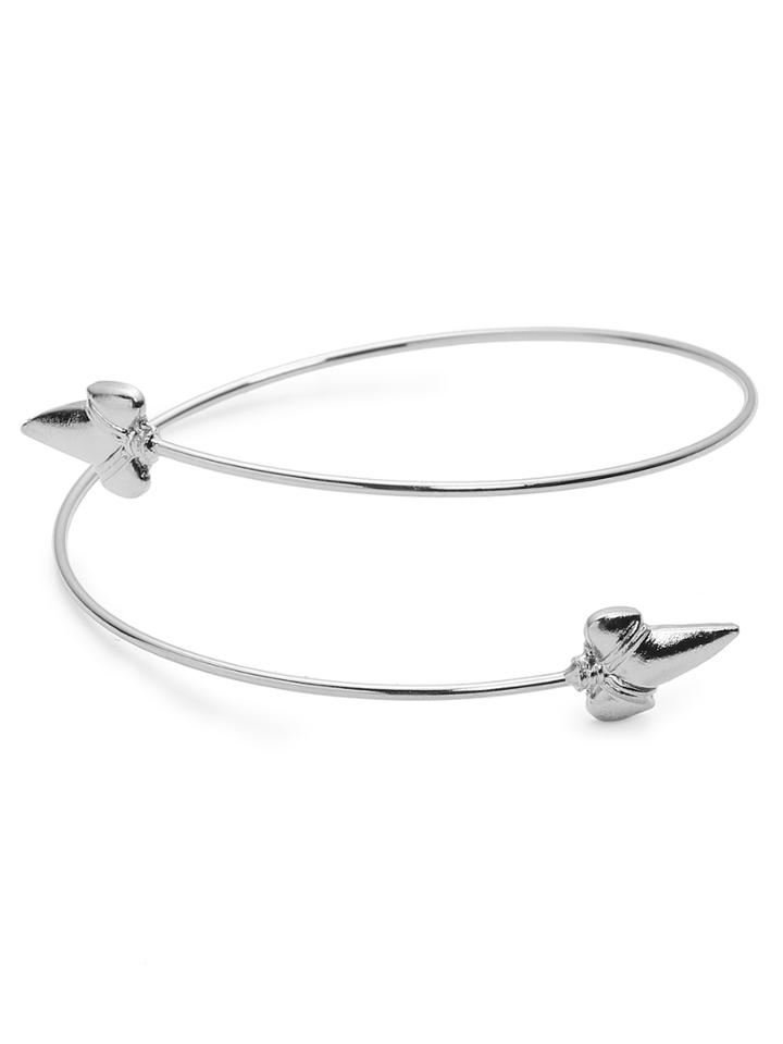 Shein Silver Minimalist Arm Cuff
