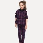 Shein Toddler Girls Plaid Top With Pants