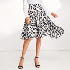 Shein Wide Waist Leopard Print Skirt